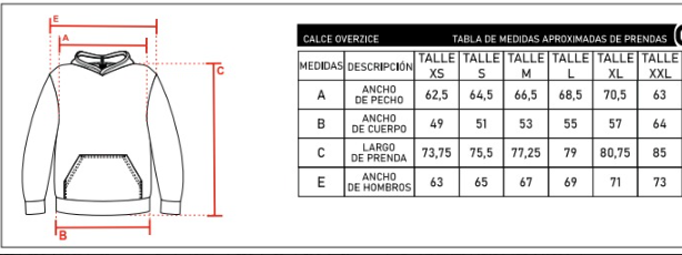 Buzo Dos Padres H Over Hood Gris 6896F Unisex