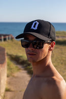 Gorra Ocn Hombre Trucker Gotica Blanco