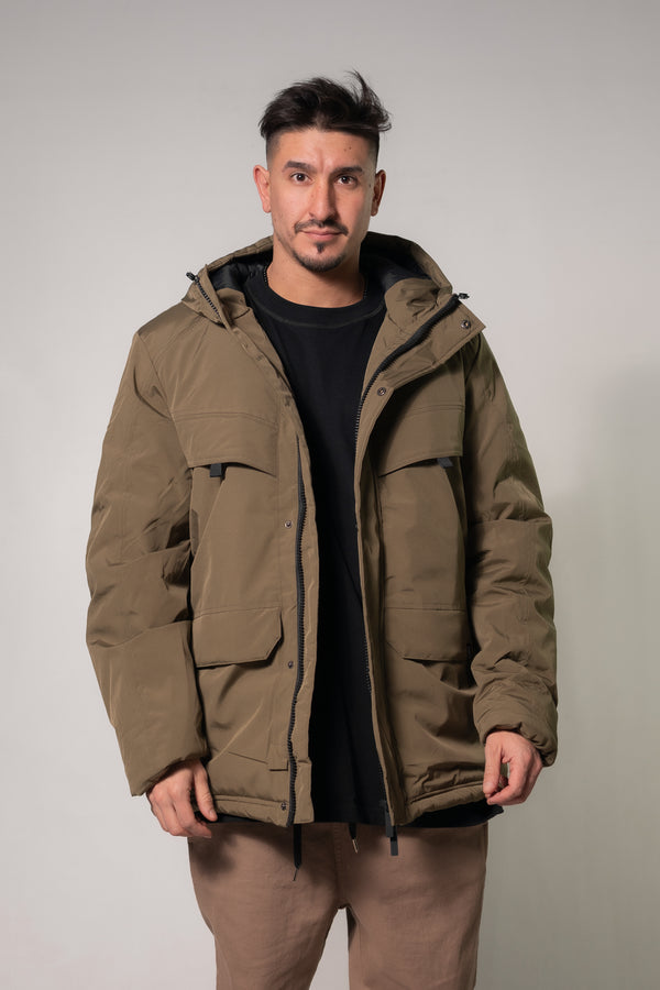 Campera Ocn H Solid Militar