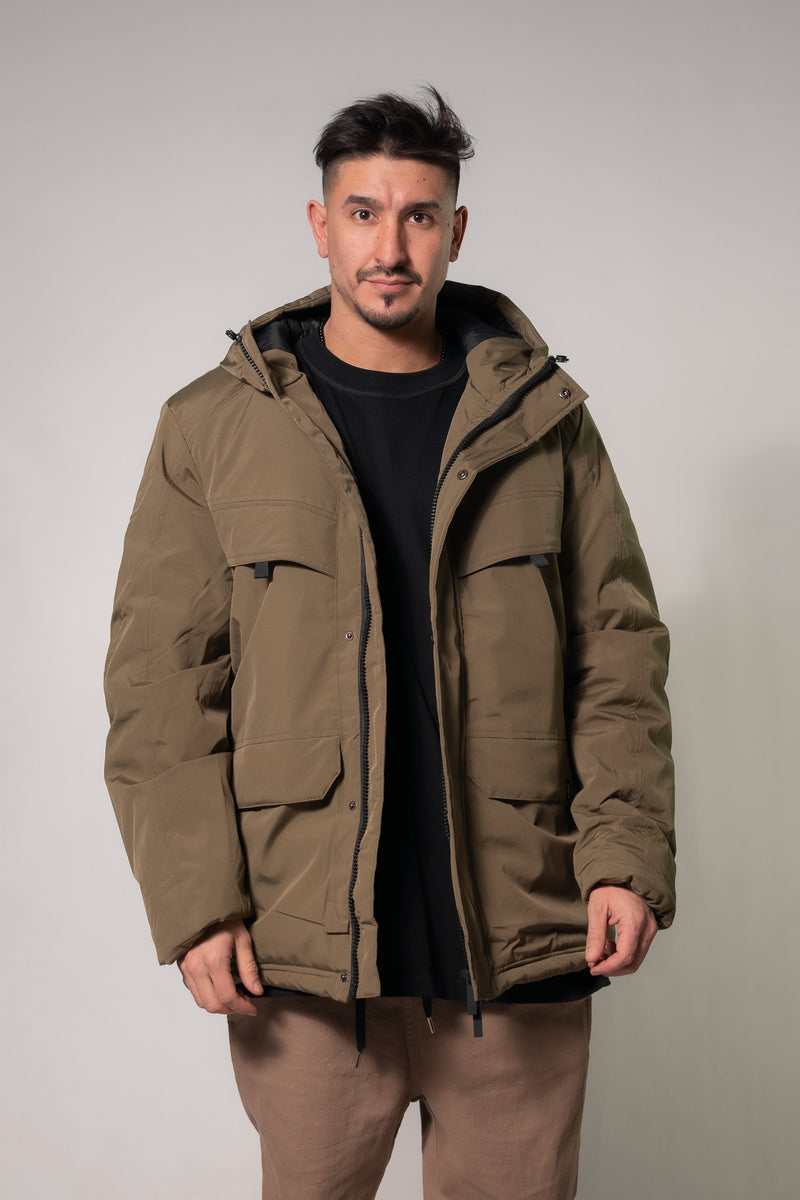 Campera Ocn H Solid Militar