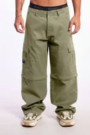 Pantalón Rip Curl Loose Cargo Desmontable Verde