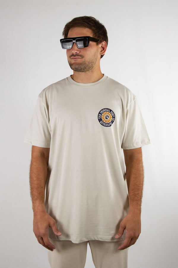Remera Quiksilver Bloom Cycle MLW CRUDO (Producto Outlet)