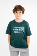 Remera Quiksilver Kids Mc Tangle Life Verde Boy