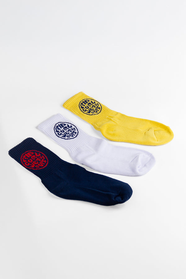 Medias Rip Curl Kids K So 1/2 Caña Towel Pack x3