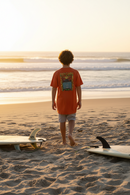 Remera Rip Curl Kids Print Ladrillo