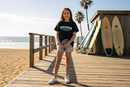 Remera Rip Curl Kids Crew Ravelson Negro