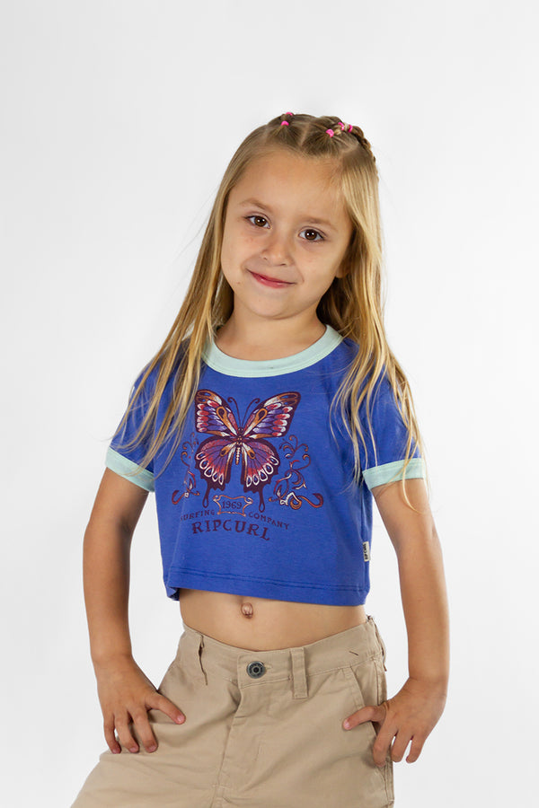 Remera Rip Curl Kids Mc Butterfly Ribb