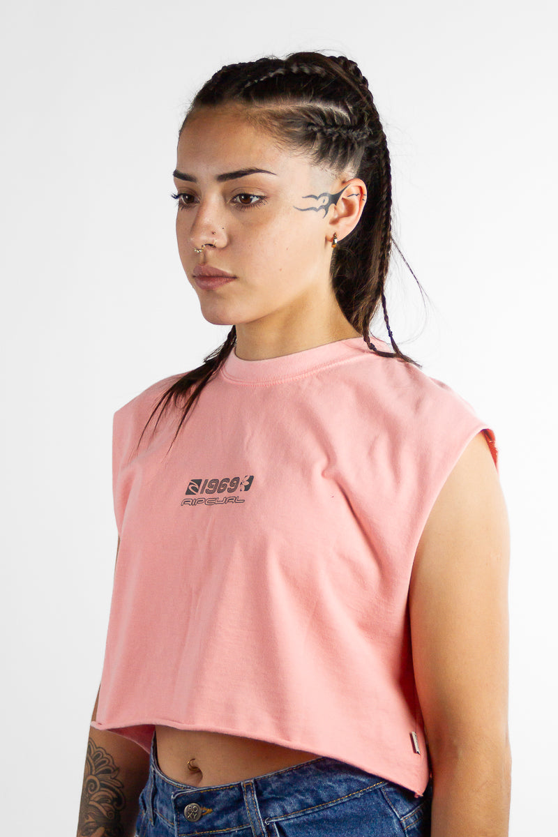 Musculosa RipCurl T Sm Surflite Pro m9 Rosa