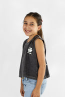 Musculosa Rip Curl Kids Crop Oceans Acid (05)