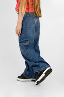 Jean Rip Curl Kids Cargo Low Blue (N8)