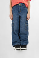 Jean Rip Curl Kids Cargo Low Blue (N8)