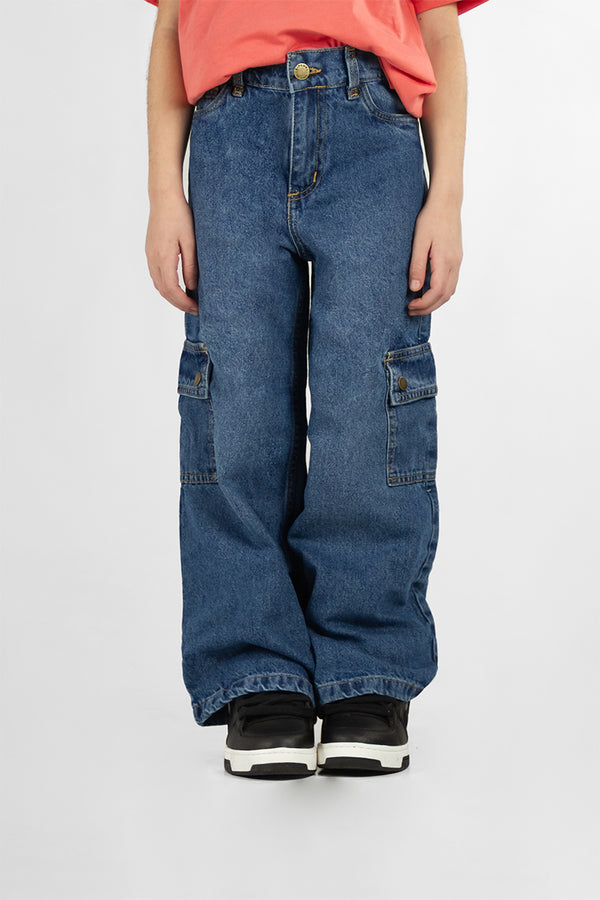 Jean Rip Curl Kids Cargo Low Blue (N8)