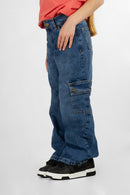 Jean Rip Curl Kids Cargo Low Blue (N8)