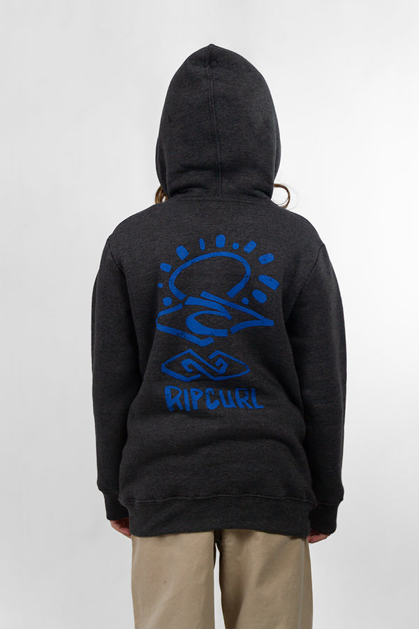 Buzo Rip Curl N K Fe Hood Search Icon Gris Unisex KIDS