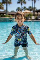 Remera Rip Curl Lycra Kids Label