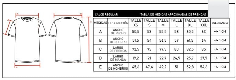 Remera Dos Padres Hombre Regular 6024F