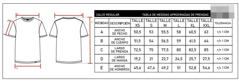 Remera Kingpin H Regular Negro 6016D