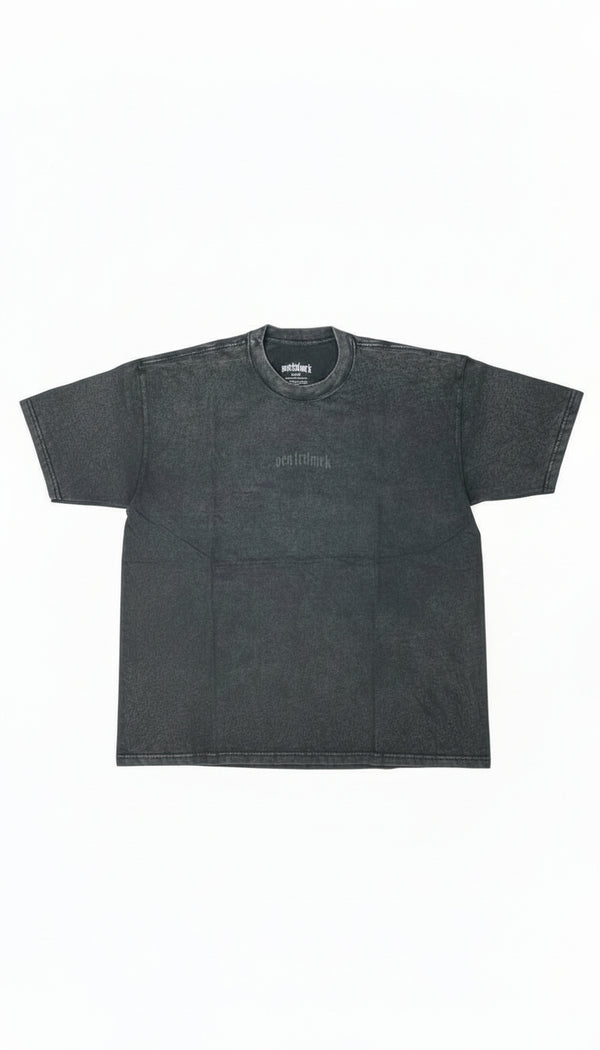 Remera Ocn Cracked Wash Negro