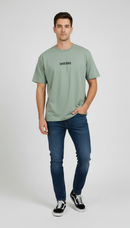 Remera Ocn Cracked Wash Verde