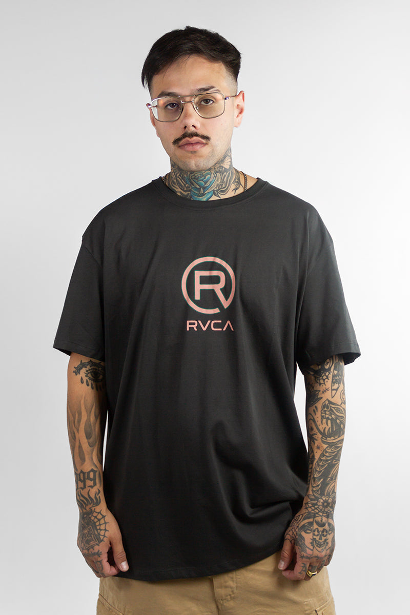 Remera Rvca Mc Registered (Neg)