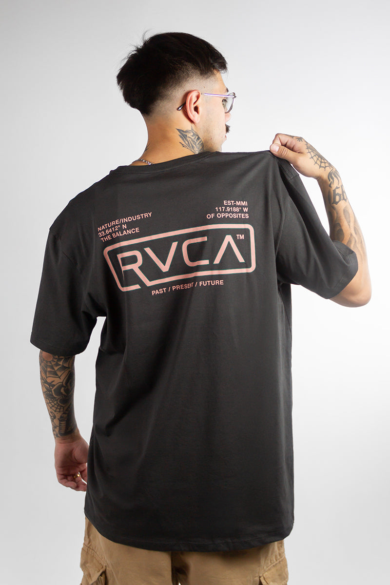Remera Rvca Mc Registered (Neg)