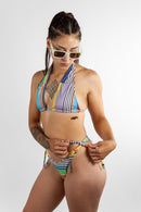 Bikini Roxy M Conjunto Good Vibrations F Tri Negro Rx