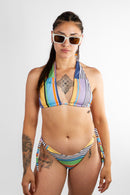 Bikini Roxy M Conjunto Good Vibrations F Tri Negro Rx