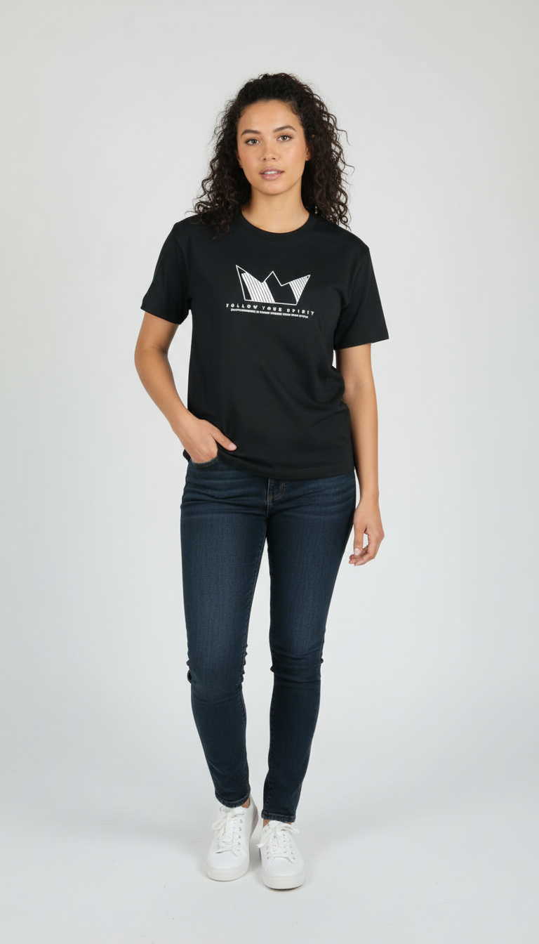 Remera Kingpin Boxy Negro