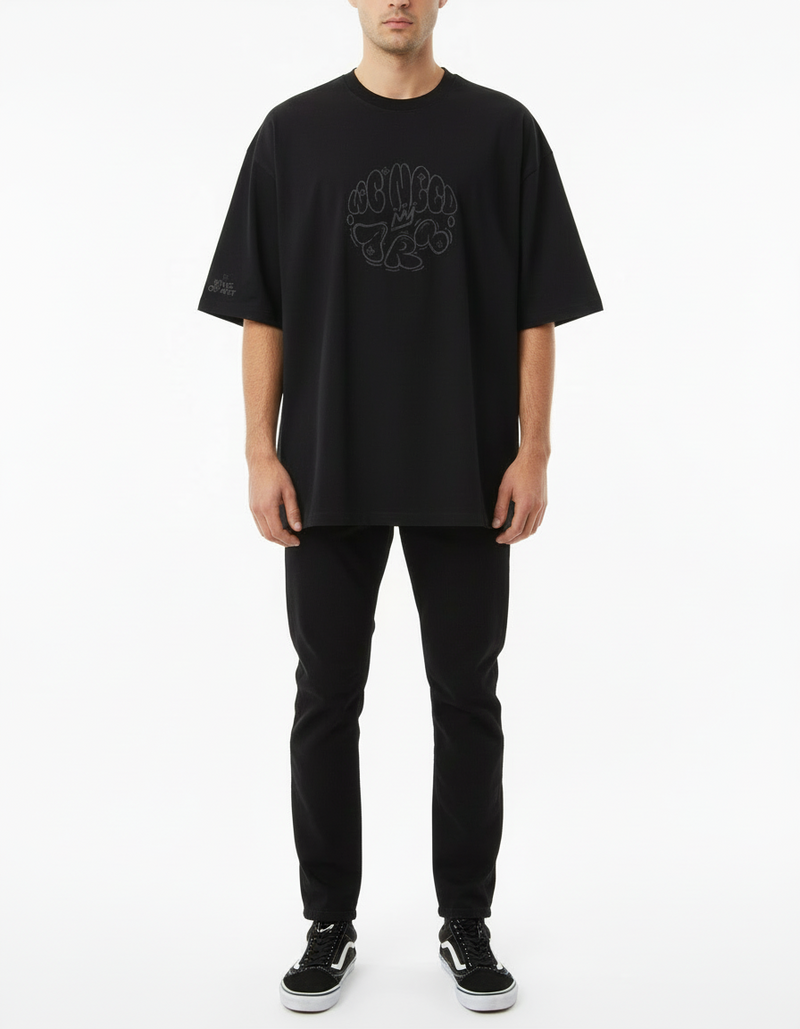 Remera King Of Art Light West Negro