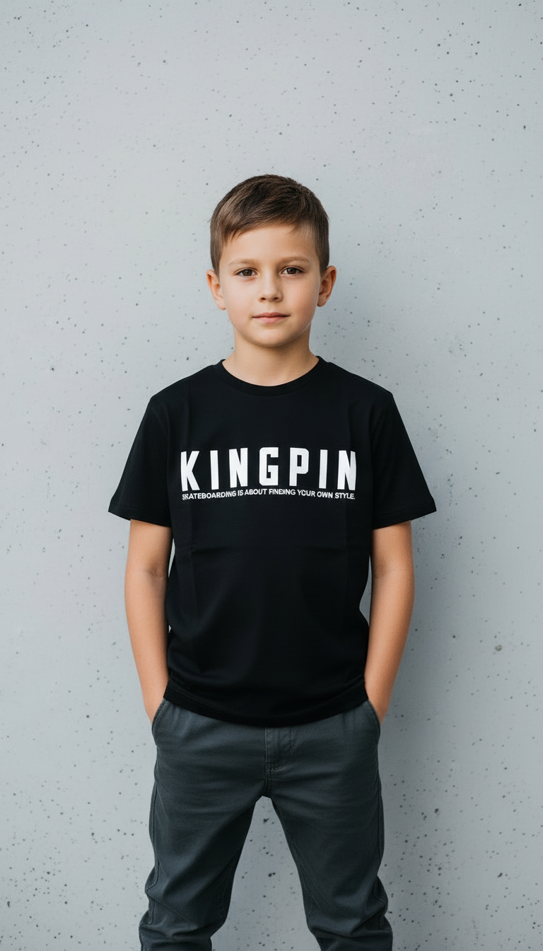 Remera Kingpin Kids Negro