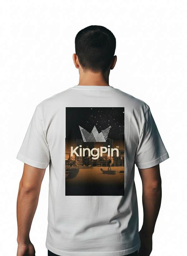 Remera Kingpin  Regular Blanco