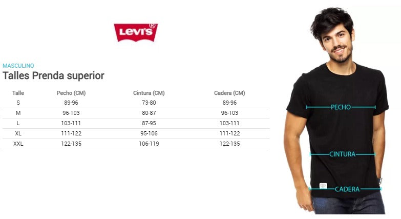 Remera Hombre Levis Graphic Set In Neck (Big Bear) Ket