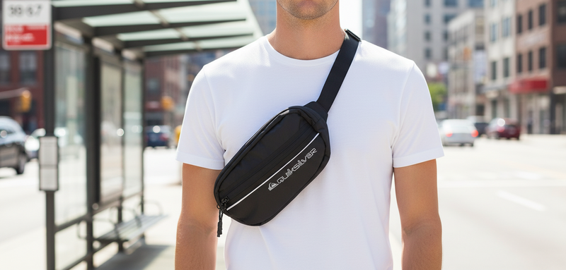 Riñonera Quiksilver Jungler Negro