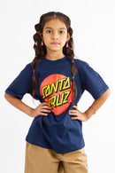 Remera Santa Cruz Kids Te Mc Reg Print M8 Azul