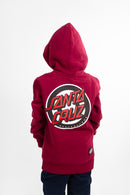 Buzo Santa Cruz Kids Fe Hood Print (Bordo)