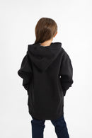 Buzo Thrasher Kids Hoodie Flame Negro