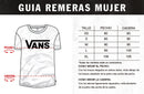 Remera Vans Classic Script Negro