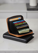 Tarjetero Ocn Kia Marrón