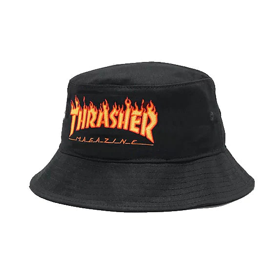 Piluso Thrasher Hat Flame Negro🔥