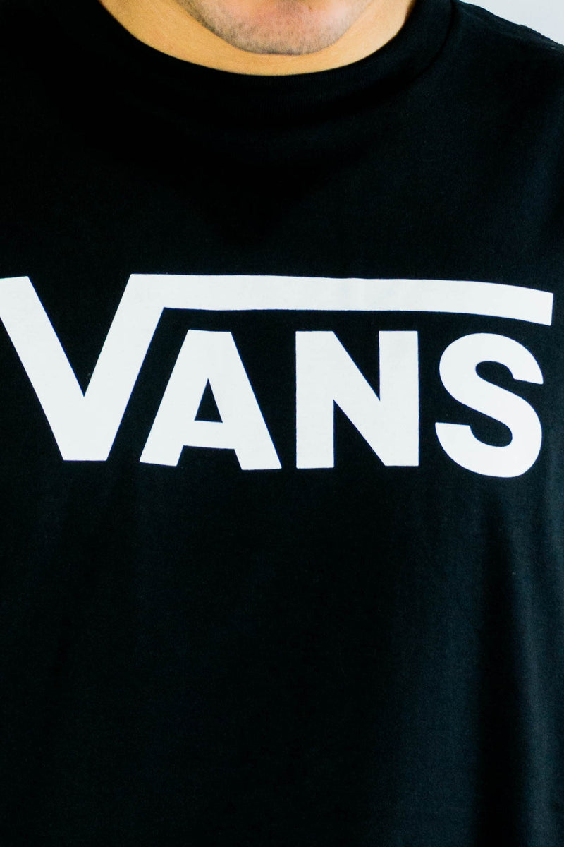 Remera Vans Classic Logo Y28 Negro