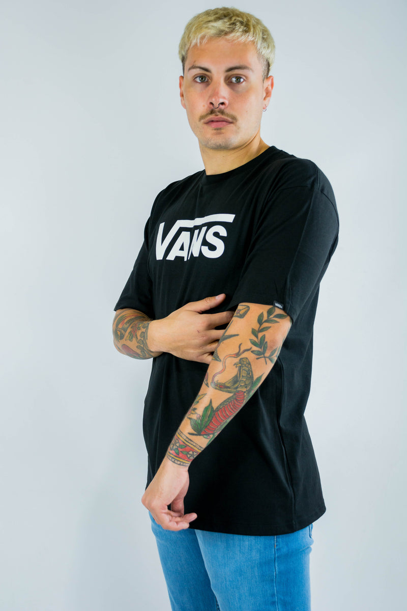 Remera Vans Classic Logo Y28 Negro