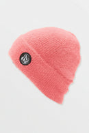 Gorro De Lana Beanie Volcom Fuzz Teddy Rosa