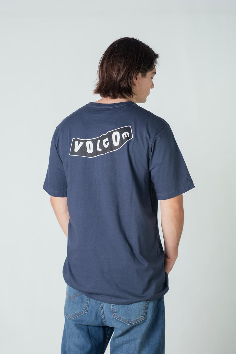 Remera Volcom Skate Vitals Azul