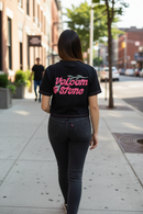 Remera Volcom Crop Negro