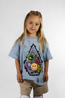 Remera Volcom Kids Te Mc Prints Celeste (08)