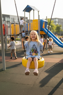 Remera Volcom Kids Prints Celeste