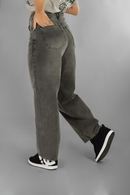 Jean Volcom Mid Rise Gris