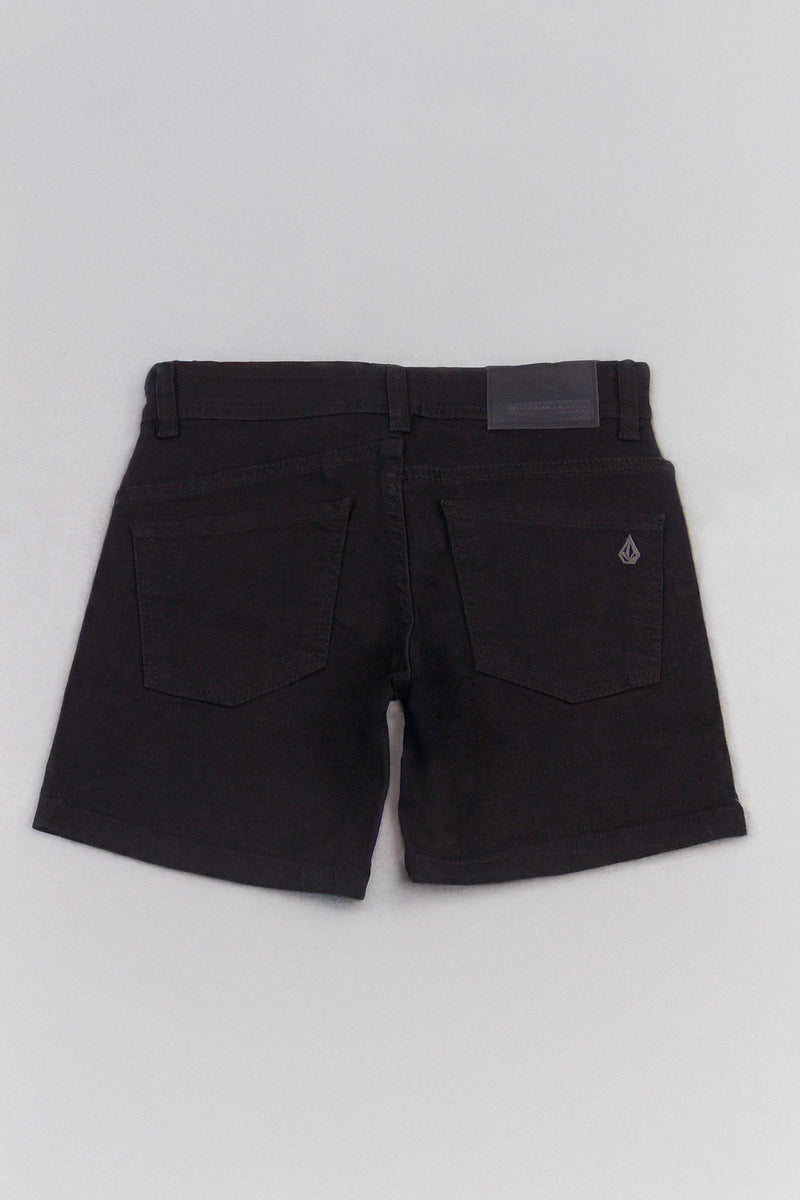 Bermuda Volcom Kids K Wa Je (K2) Skinny 2x4 Black STN