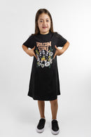 Vestido Volcom Kids Dr Truly Stokin Negro
