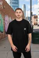 Remera Vision Long Fit Negro